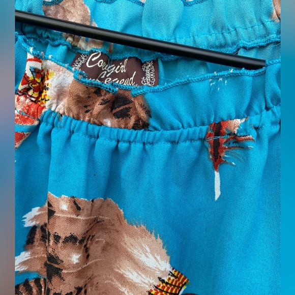 Cowgirl Legend Large Indian Headdress Long Top. Western Cowgirl Rodeo - Picture 7 of 9